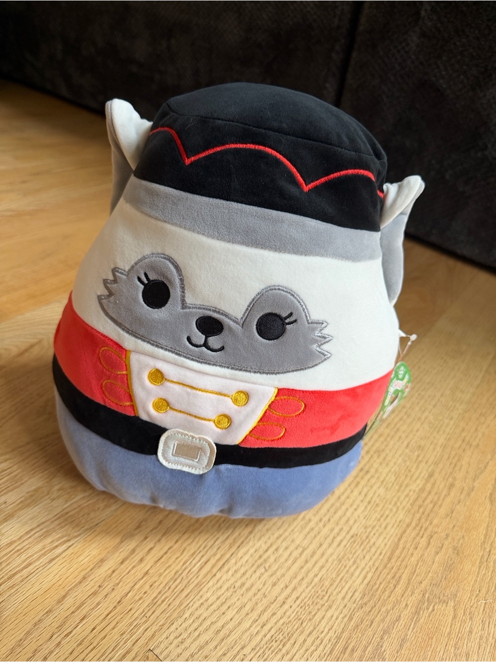 Squishmallows Gracelynn Nutcracker Arctic Fox 12” Christmas Plush NWT